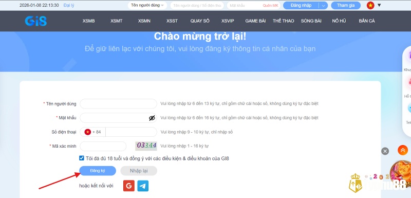 Nắm rõ các lưu ý quan trọng giúp quá trình đăng ký Gi8 diễn ra suôn sẻ và không bị gián đoạn