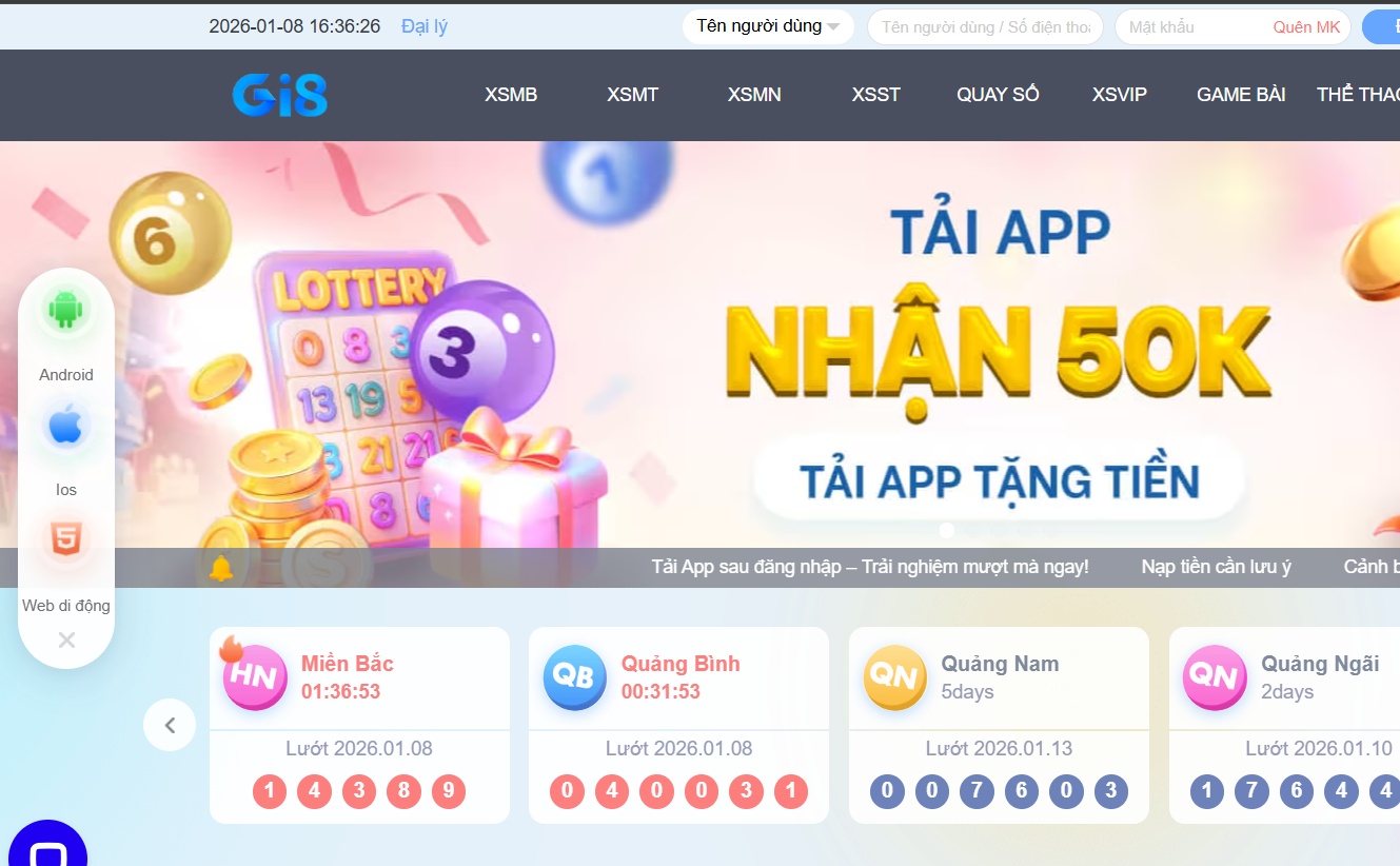 Đăng nhập Gi8 - Link vào chính thức không chặn mới nhất 2026