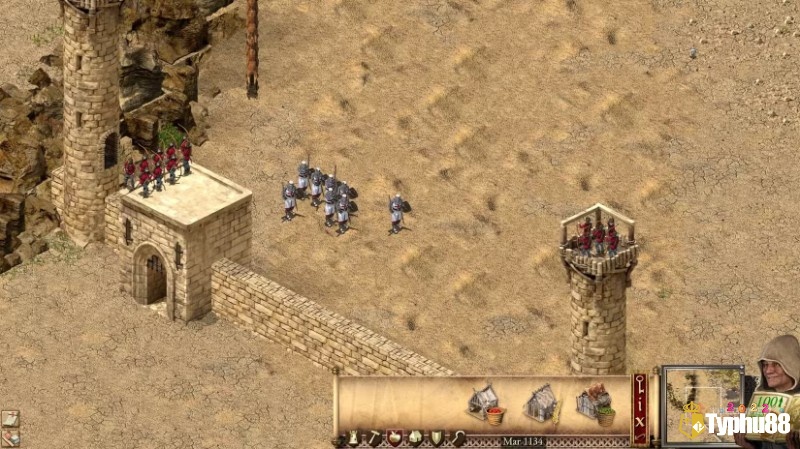 Đội quân hỗn hợp tiến ra khỏi cổng thành để chuẩn bị vây hãm