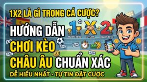 1X2 là gì trong cá cược? Cách chơi kèo Châu Âu chuẩn xác