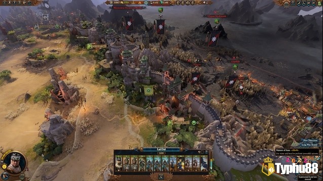 Great Bastion được gia cố bằng công trình và quân phòng thủ của Grand Cathay