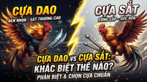 Cựa dao cựa sắt khác nhau: Phân biệt & chọn cựa chuẩn cho gà