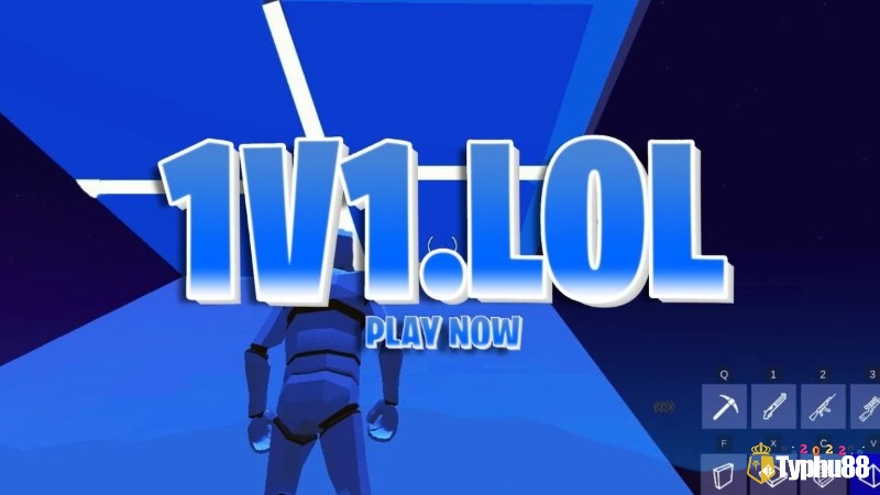 1v1.LOL với cơ chế bắn súng kết hợp xây dựng trong trận đấu tay đôi