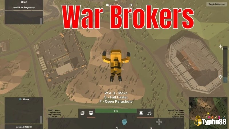 War Brokers với chiến trường mở, phương tiện và chế độ đấu đội trực tuyến