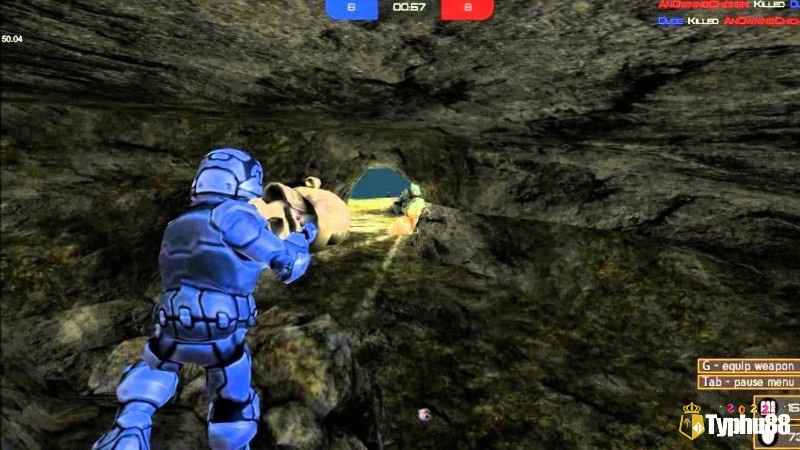 Warmerise Red vs Blue với trận đấu hai phe trong bối cảnh tương lai