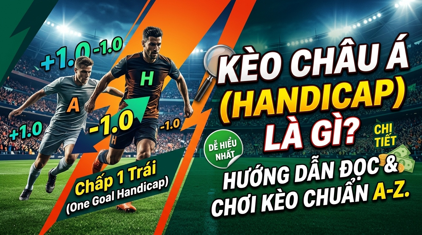 Kèo Châu Á (Handicap) là gì? Hướng dẫn đọc và chơi kèo chuẩn