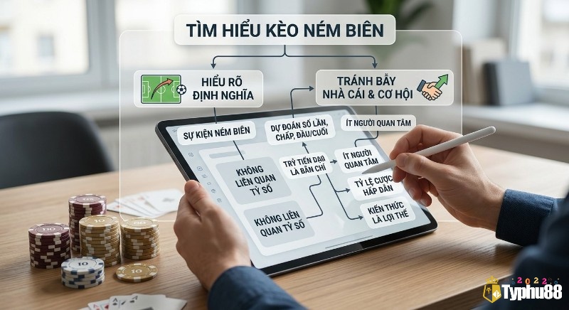 Sơ đồ chiến lược tìm hiểu kèo ném biên là gì giúp người chơi hiểu rõ định nghĩa, tránh bẫy và tận dụng cơ hội với tỷ lệ cược hấp dẫn
