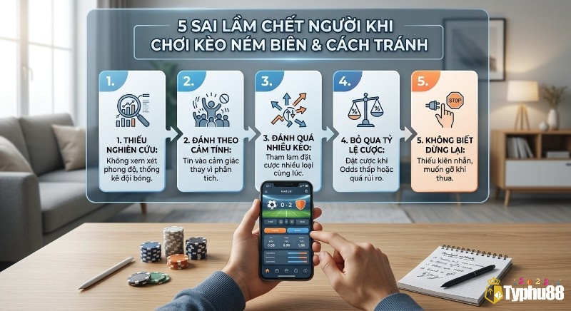 Checklist 5 sai lầm chết người, khi chơi kèo ném biên là gì, hướng dẫn cách né tránh để tối ưu cơ hội thắng cược