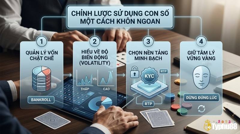 Chiến lược dùng con số hiệu quả gồm quản lý vốn, nắm biến động, chọn nền tảng minh bạch và giữ vững tâm lý để biết điểm dừng hợp lý trong mơ thấy vợ chồng đánh con gì