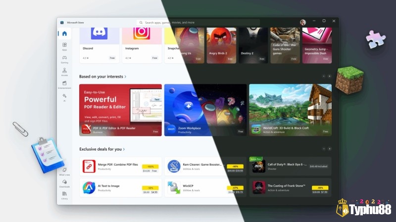 Microsoft Store mang đến quy trình tải game thuận tiện cho người dùng Windows