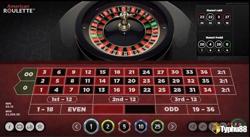 Cược số roulette với cược đỏ đen có một số đặc điểm khác nhau