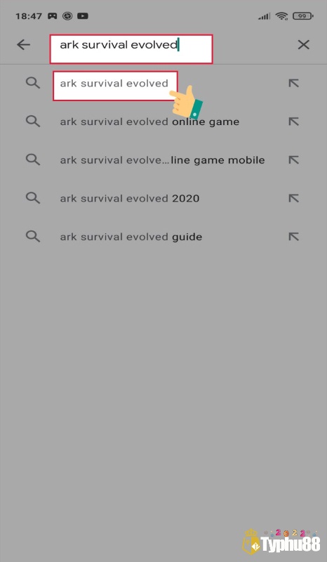 Tìm kiếm tên game