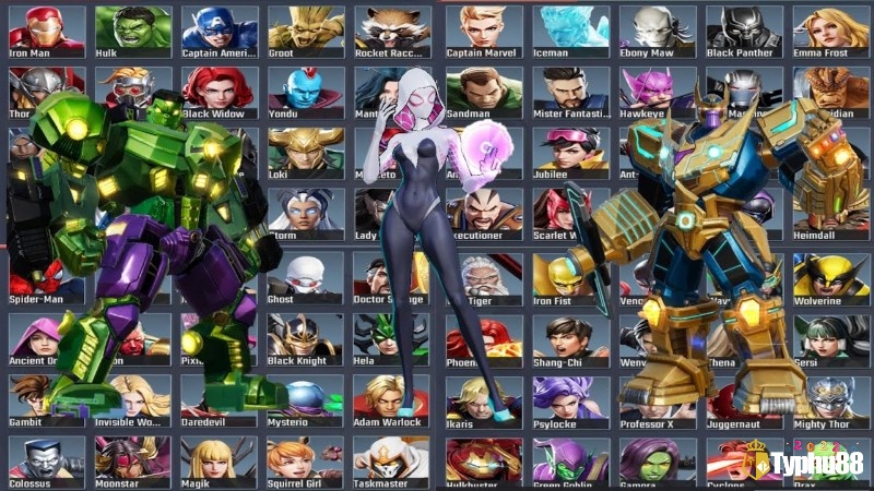 Các hero Marvel được xây dựng theo vai trò và bộ kỹ năng riêng